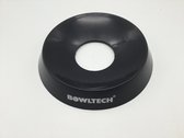 Bowling Coupe boule de bowling, anneau noir 'Bowtech ball holder' pour mettre la boule de rechange avec texte Bowltech.