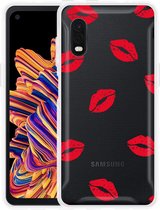 Hoesje Geschikt voor Samsung Galaxy Xcover Pro Red Kisses