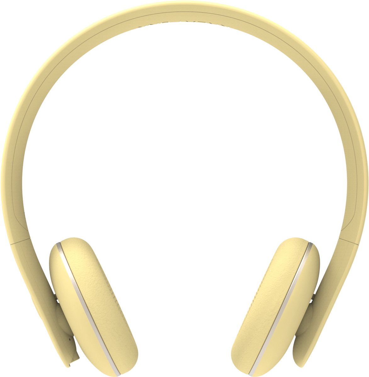 Kreafunk - aHEAD mkII - Soft Yellow - Bluetooth 5.0 draadloze koptelefoon met Active Noise Cancelling - inclusief USB lader