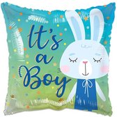 Folieballon ECO It´s a Boy Rabbit (46cm) Geboorte, themafeest.