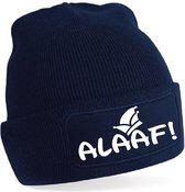 MUTS ALAAF NAVY met WIT - CARNAVAL one size fits all