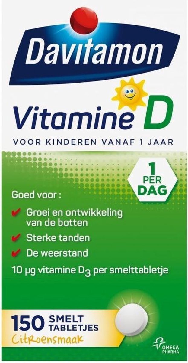 Davitamon Vitamine D Kinderen - Groei en Ontwikkeling - Voedingssupplement  -... | bol.com