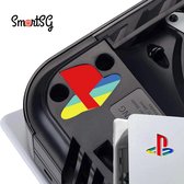 Autocollant logo PS5 - Couleur rétro - PS1 Retro - Disc & Digital Edition - Sony - Accessoires de vêtements pour bébé Playstation 5 - Autocollant logo Playstation 5