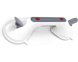 Douchegreep met Zuignappen - Mobiele badgreep- 30 cm - JE1437 Ideaworks Douche Handgreep Met Zuignap - Veiligheidsgreep - Helping Hand Handvat