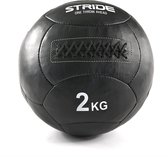 STRIDE - Elite Medicine Ball - Cuir synthétique - Noir - 2kg