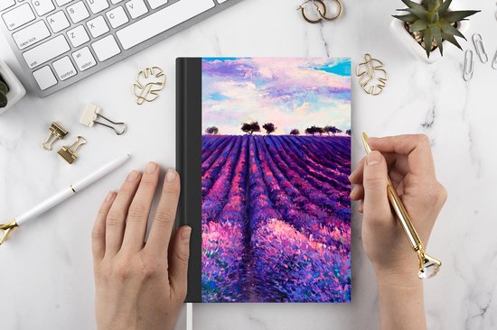 Carnet - Cahier d'écriture - Peinture à l'huile - Peinture - Fleurs - Carnet - Format A5 - Bloc-notes