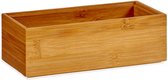 Kinvara - Organisateur de rangement pour armoire/tiroir plateau en bois de bambou 15 x 7 x 5 cm