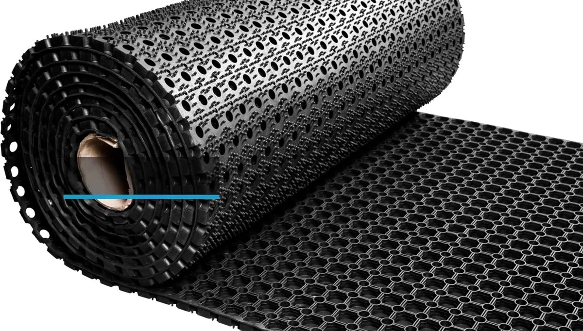 ETM Octodoor Rubberen gazonroostermat/ringmat | Nitrilrubber
