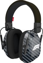 Casque Formula 1® Racing Pro - Protection auditive adulte Premium - Casque réglable avec sac de transport - SNR 24 dB - Carbone