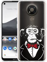 Nokia 3.4 Hoesje Chimp Smoking - Designed by Cazy