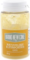 BrandNewCake® Natuurlijke Kleurpoeder Geel 25gr - Eetbare Voedingskleurstof - Kleurstof Bakken