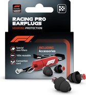 Racing Pro Oordoppen - Officiële Formula 1® herbruikbare oordoppen - Hoogwaardige oordoppen voor races en evenementen - SNR 22dB - Zwart