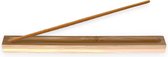 a sunny day wierook houder - wierookhouder - bamboe - wierookhouder plankje - scandinavisch design - houder voor wierook en wierookkegels - wierookhouder - meditatie - aromatherapie - rituelen - 22,8 x 2,1 cm