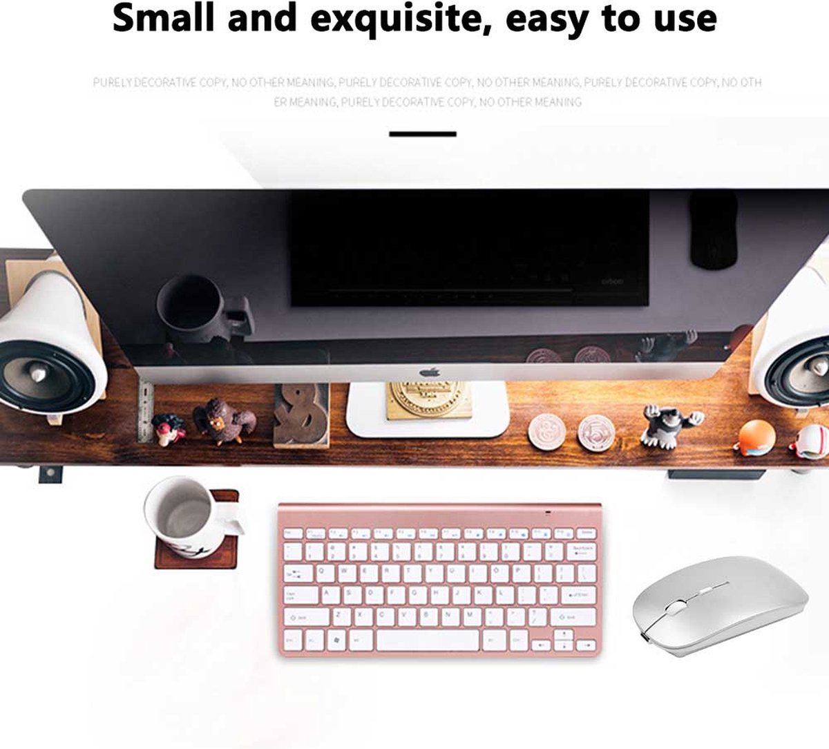 Oplaadbare Bluetooth Draadloze Muis - Draagbare Gaming Mouse Rustige Draadloze Laptop Muis Ergonomische Muis Voor Macbook, Notebook, Laptop, PC, Tablet - Ruimte