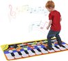 Afbeelding van het spelletje Pianomat voor kinderen, muziekmat Dansmatten Touch-speelmatten Vloertoetsenbord Muzikale tapijtmat voor kinderen Jongens Meisjes Peuter