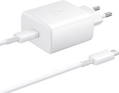 Samsung Power Adapter - USB-C naar USB-C Kabel - 45W - 1m - Wit