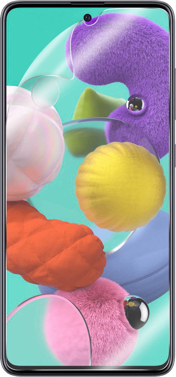 Geschikt voor Samsung Galaxy A51 Latex Screenprotector Flexibel Bestendig Transparant