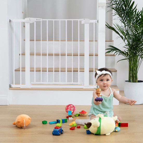 Trixie Honden-Hek Metaal 75-85 X 76cm - Afsluithek - Wit 75-85x76 Cm - Ren - Pets Place Trixie Honden-Hek Metaal 75-85 X 76cm - Afsluithek - Wit 75-85x76 Cm - Ren - Pets Place