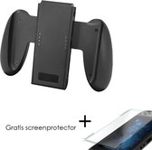 Controller Grip Set geschikt voor Nintendo Switch Joy Con Grip Set - Accessoire geschikt voor Nintendo Switch OLED Joy Con Grip Set - Nintendo Switch Accessoires - Nintendo Switch OLED Accessoires - Blauw/ Rood