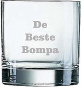 Verre à whisky gravé - 38cl - The Best Bompa