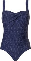 Pastunette Dames Badpak Blauw - Maat 42