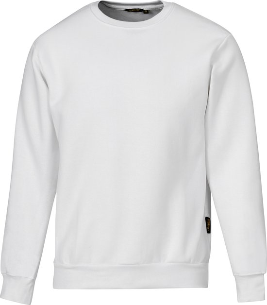 STØRVIK Torino Sweater Ronde Hals Schilderstrui 4 seizoenen Heren - Maat 3XL Wit