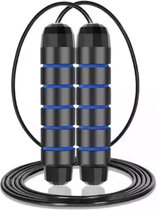 Sport Springtouw voor Fitness - Jump Rope - Afvallen - Resistance Band - Weerstandsbanden - Fitness Elastiek - 170 Gram - Kerst - Blauw