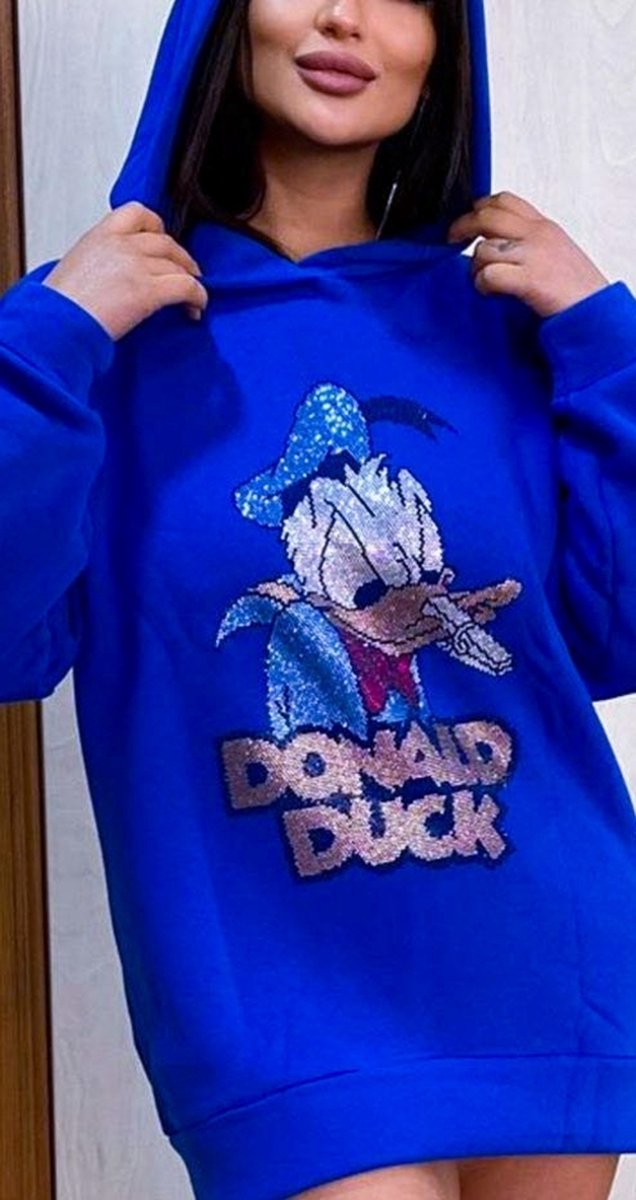 HOODIE met applicatie Donald Duck