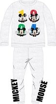 Mickey Mouse pyjama 1,2,3,4 Mickey grijs maat 116