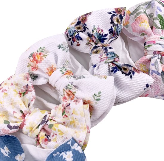 Baby Haarbandje met Strik - Haarspeldje – Meisjes – Baby Strikje – Haarband – Baby Kleding – Baby Mutsje – Hoofdband Baby – 1 Per Verpakking – Verschillende Designs