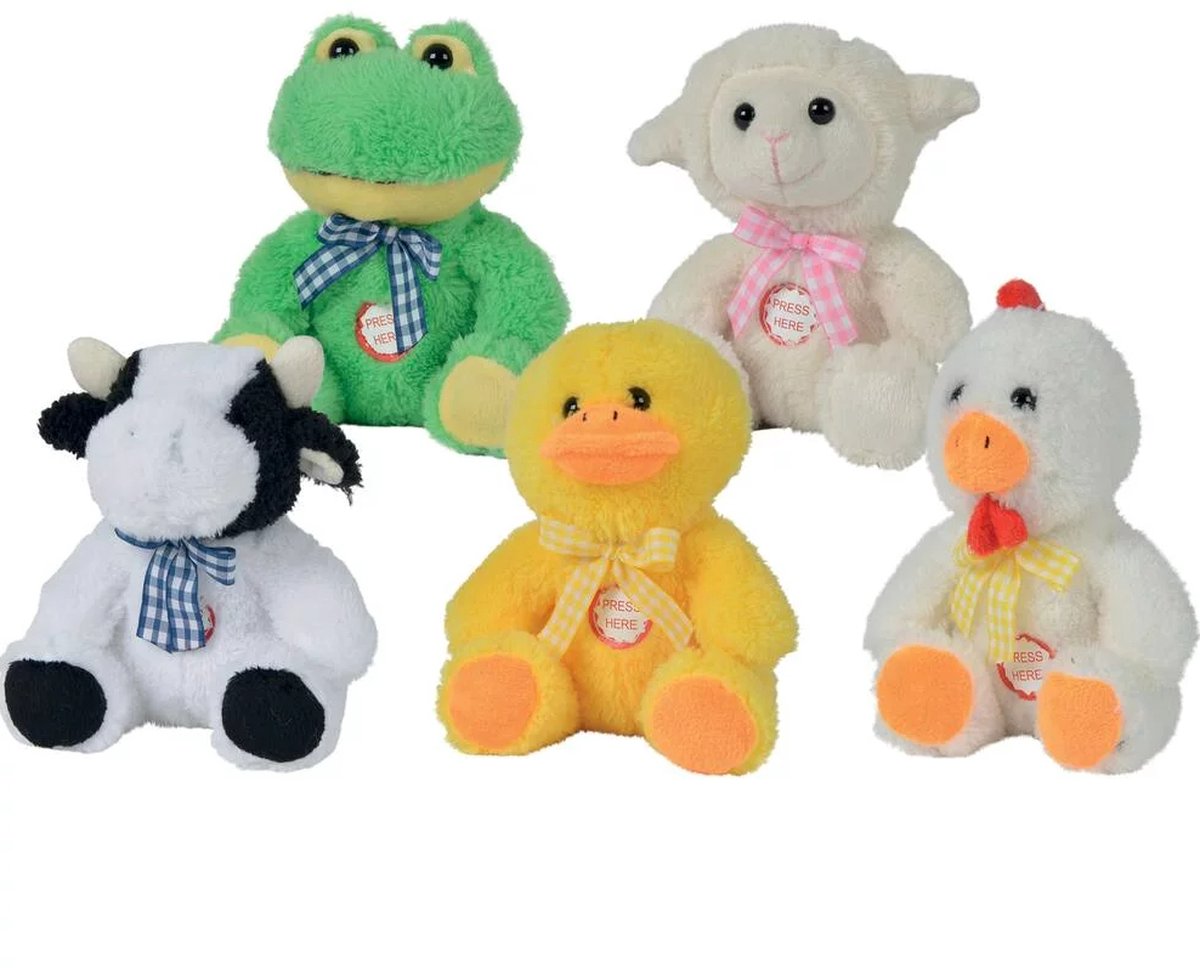 Nicotoy Pasen - Pluche Dier M/Geluid 5As15cm