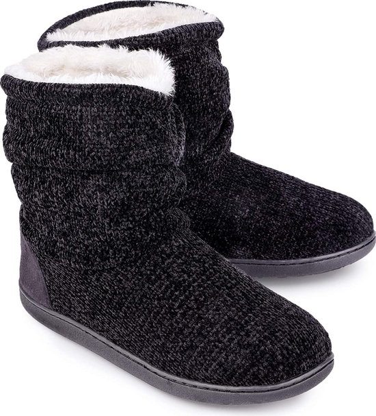 Pantoufles femmes Femme - Comfeet - Taille 42/43 - Zwart - Antidérapant - Pantoufles