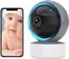 NIEUW - Full HD WiFi Babyfoon met Camera én App - BabyPhone met Camera - 1296P - Geluid en Bewegingsdetectie - Automatisch Volgen - Nachtvisie - Spraakfunctie