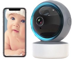NIEUW – Full HD WiFi Babyfoon met Camera én App – BabyPhone met Camera – 1296P – Geluid en Bewegingsdetectie – Automatisch Volgen – Nachtvisie – Spraakfunctie