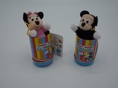 Mickey en Minnie Mouse in leuk mini blikje. 7 cm groot