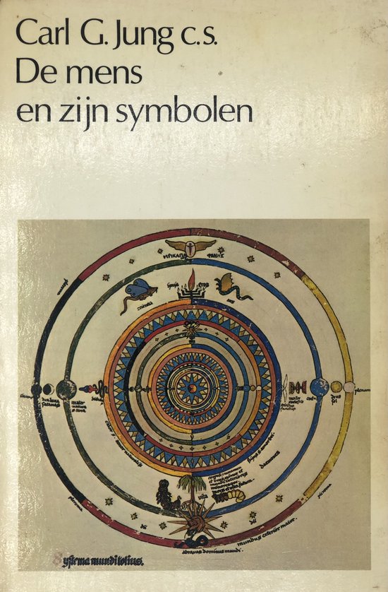 Couverture du livre 'L'homme et ses symboles' avec un cercle astrologique.