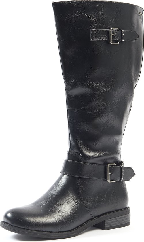 XL laarzen voor brede kuiten - Model Isabelle, Black, 40 | bol.com