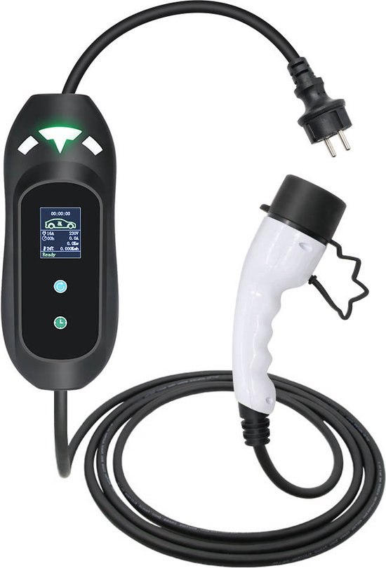 Chargeur portable de type 2 pour prise normale (Shuko) - 13A, 1 phase