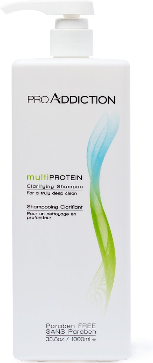 ProAddiction Clarifying Shampoo 1000ml - Normale shampoo vrouwen - Voor Alle haartypes