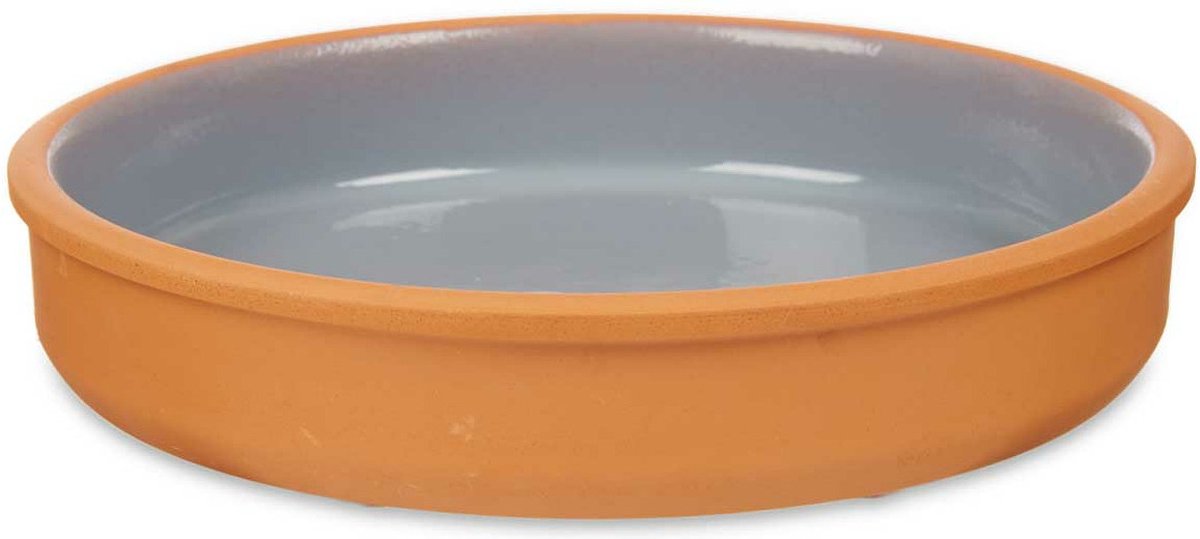 La Dehesa - 5x Tapas/creme brulee schaaltjes - terra/grijs - 4x 16 cm/1x 23 cm