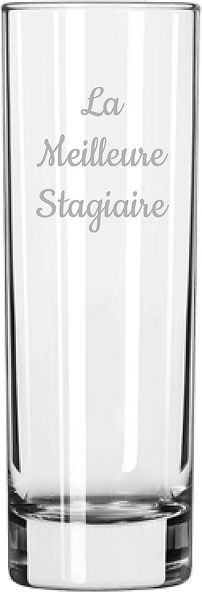Longdrinkglas gegraveerd - 22cl - La Meilleure Stagiaire