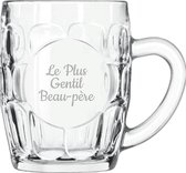 Bierpul gegraveerd - 55cl - Le Plus Gentil Beau-père