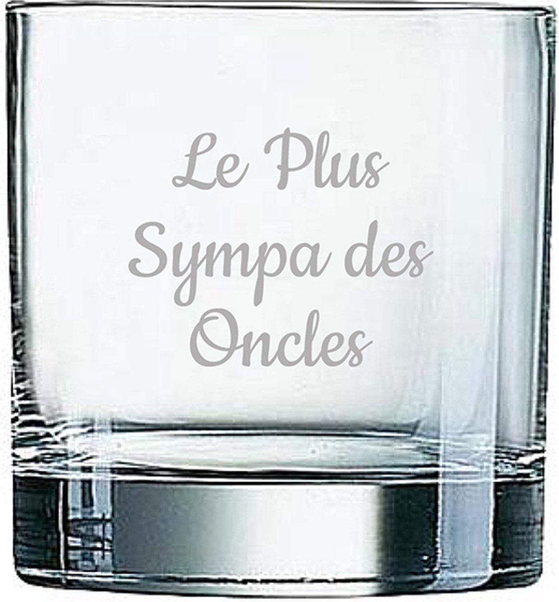 Whiskeyglas gegraveerd - 38cl - Le Plus Sympa des Oncles