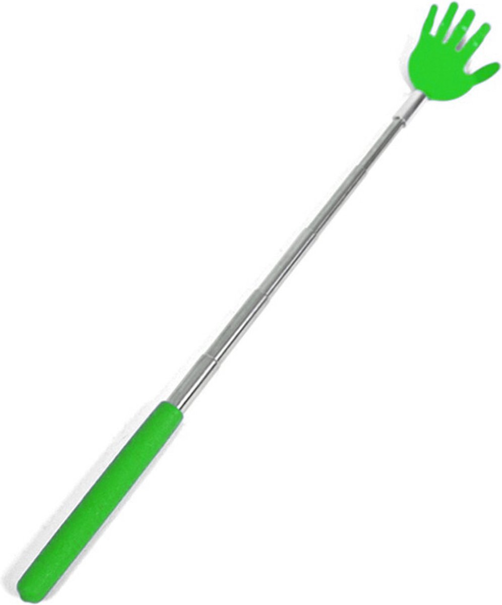 Goedkoopste Gerim Ruggenkrabber - stevige handjes - uitschuifbaar tot 65 cm - groen