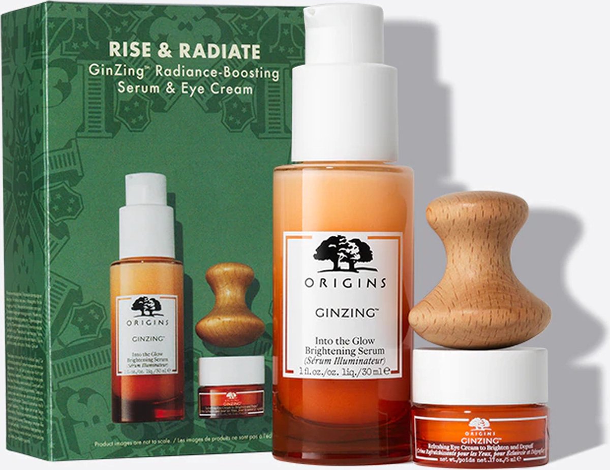 Origins - RISE & RADIATE - GinZing - Radiance Boosting - Serum - Eye Cream