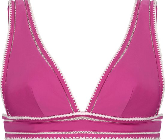 Hunkemöller Dames Badmode Triangle bikinitop Maya - Roze - maat L