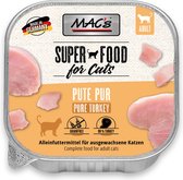 Mac’s Kattenvoer kuipje  99% vlees - Kalkoen 8 x 100g