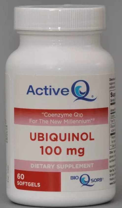 Activeq Kaneka Ubiquinol® 100mg X 60 Softgels 1256