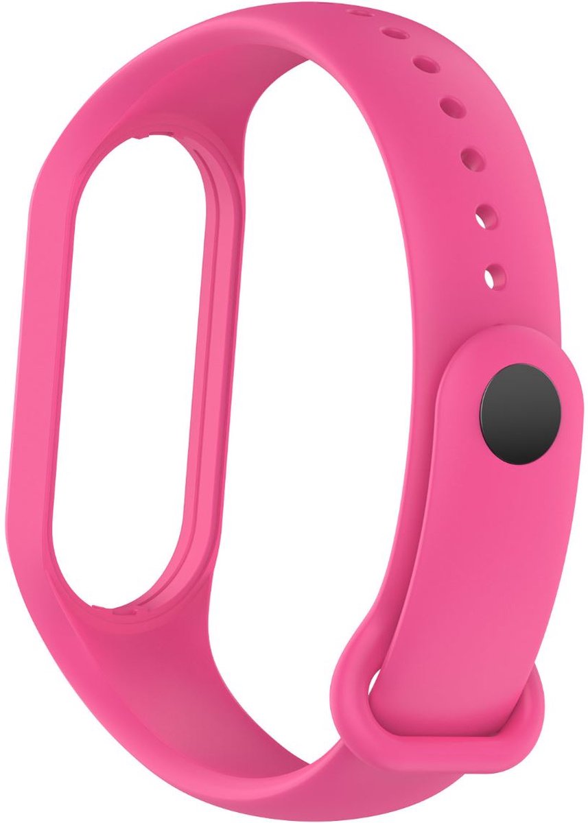 Siliconen bandje - Geschikt voor Xiaomi Mi Band 5 & 6 - Roze