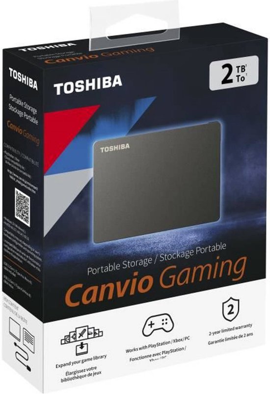 Toshiba Canvio Gaming 2 TB Externe harde schijf (2.5 inch) USB 3.2 Gen 1  Black... | bol